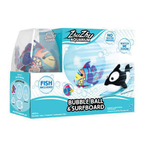 Zhu Zhu Aquarium Bubble Ball & Surfboard Playset